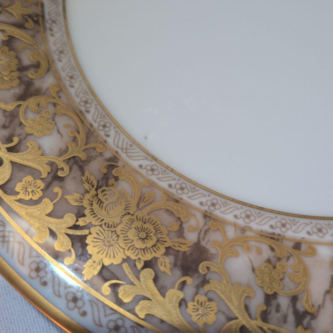 ノリタケ75周年ダイヤモンドコレクション　金装飾 プレート 21cm 6枚セット