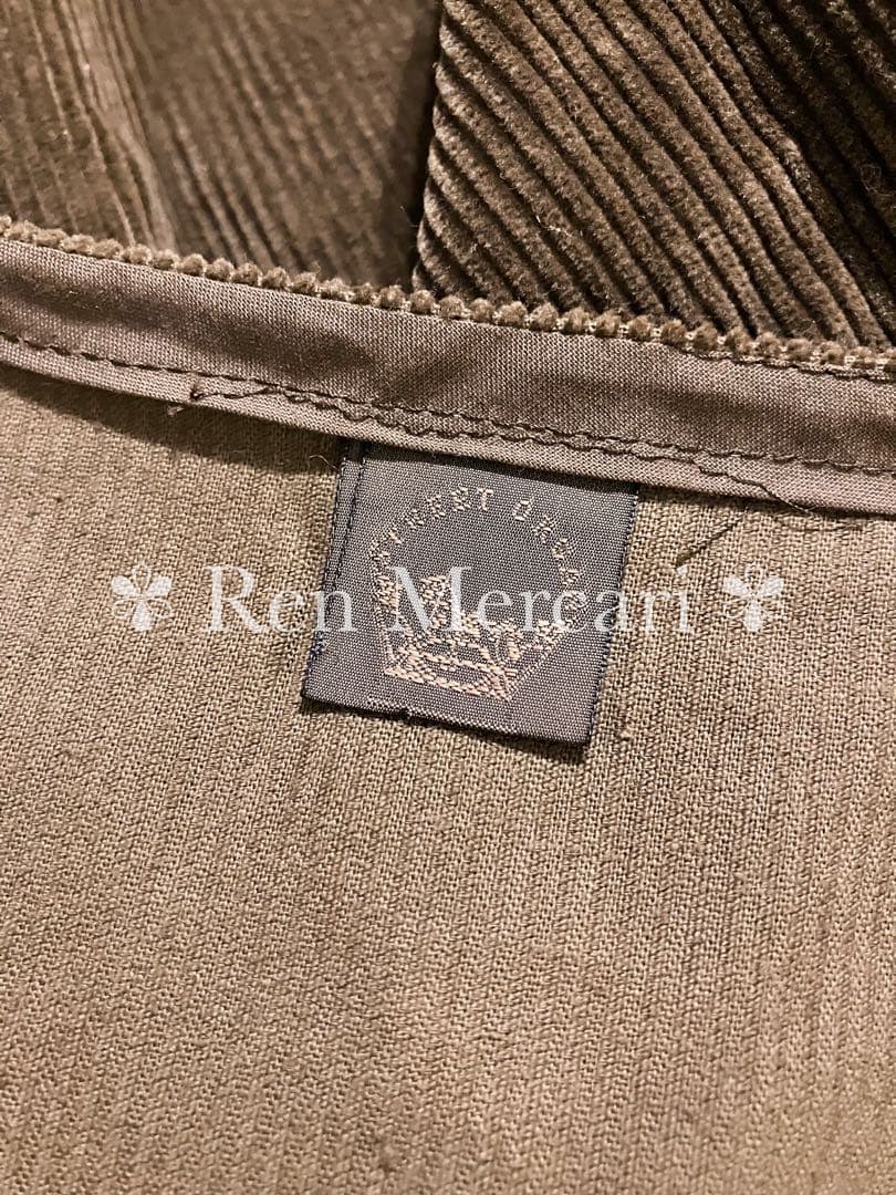 ストリートオルガン チョコレートブラウン コーデュロイのジャンパースカート