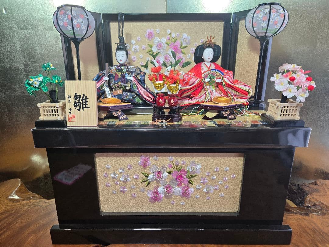 【一点限り】雛人形 収納飾り 　HS30