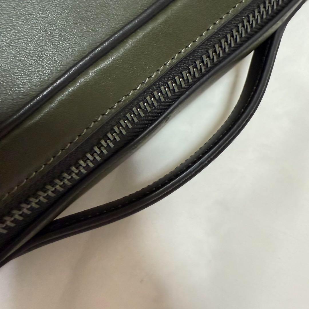 【美品】コーチ 6876 グラハム コンバーチブル リュック レザー A4可 緑