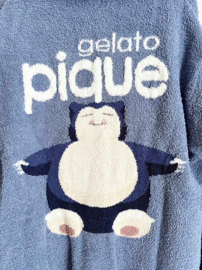 【ジェラートピケ】ポケモンスリープ♡カビゴン ベビモコカーディガン M