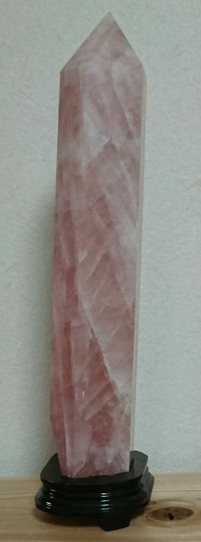 天然石　六角柱 ローズクォーツ　6キロ