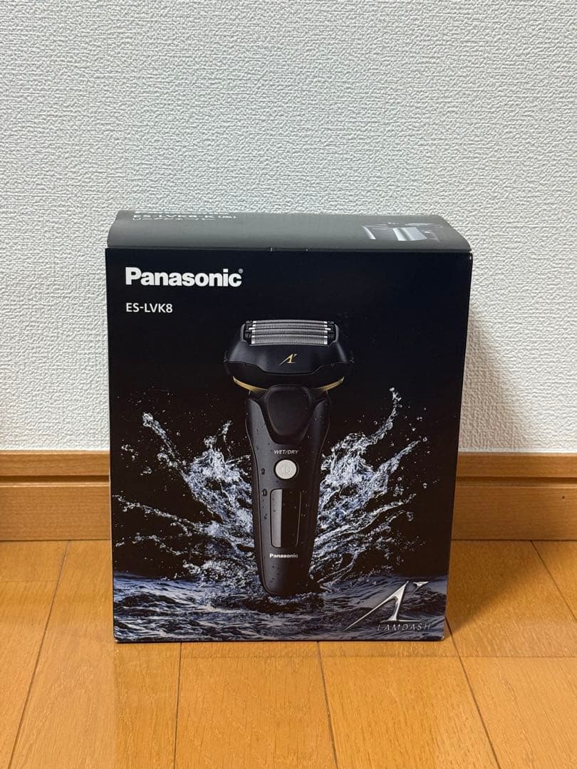【保証書在中】Panasonic メンズ電気シェーバー ES-LVK8-K黒