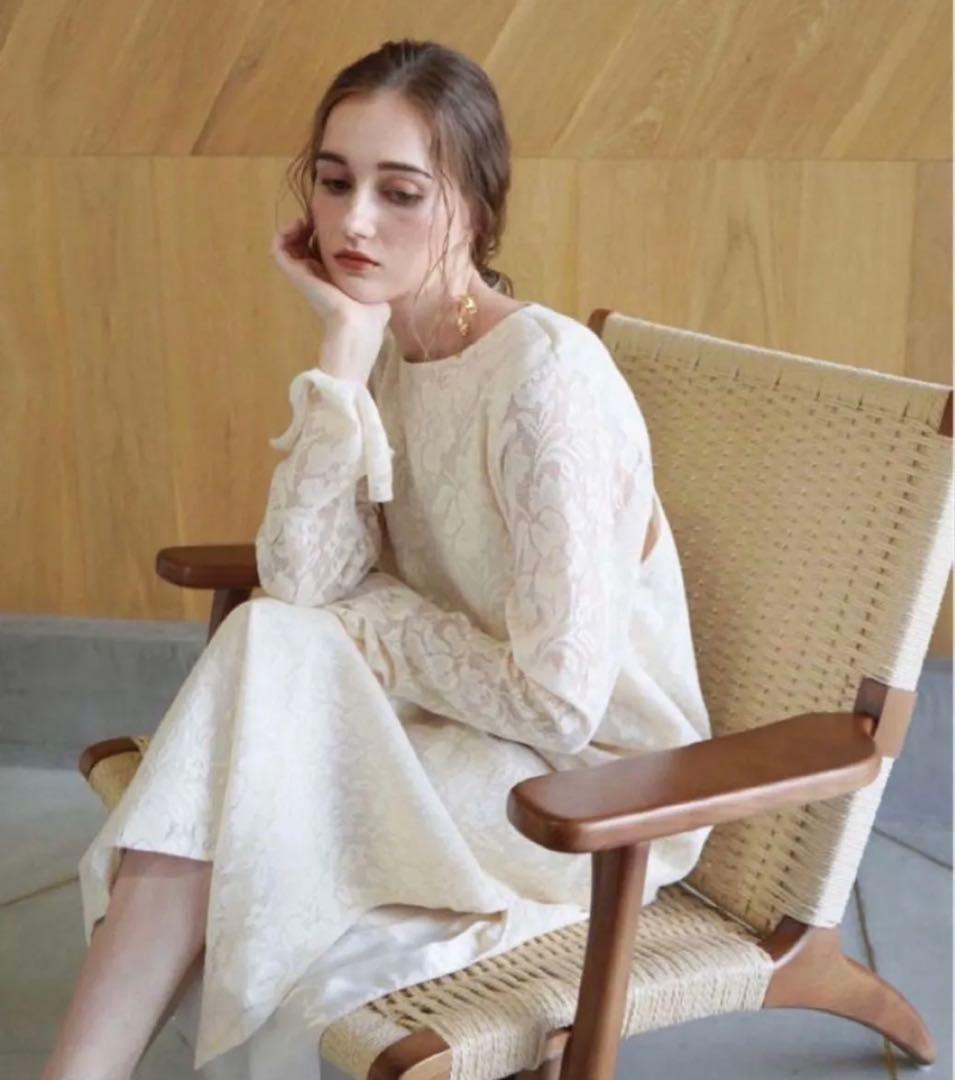 ワンピース acka all lace one-piece