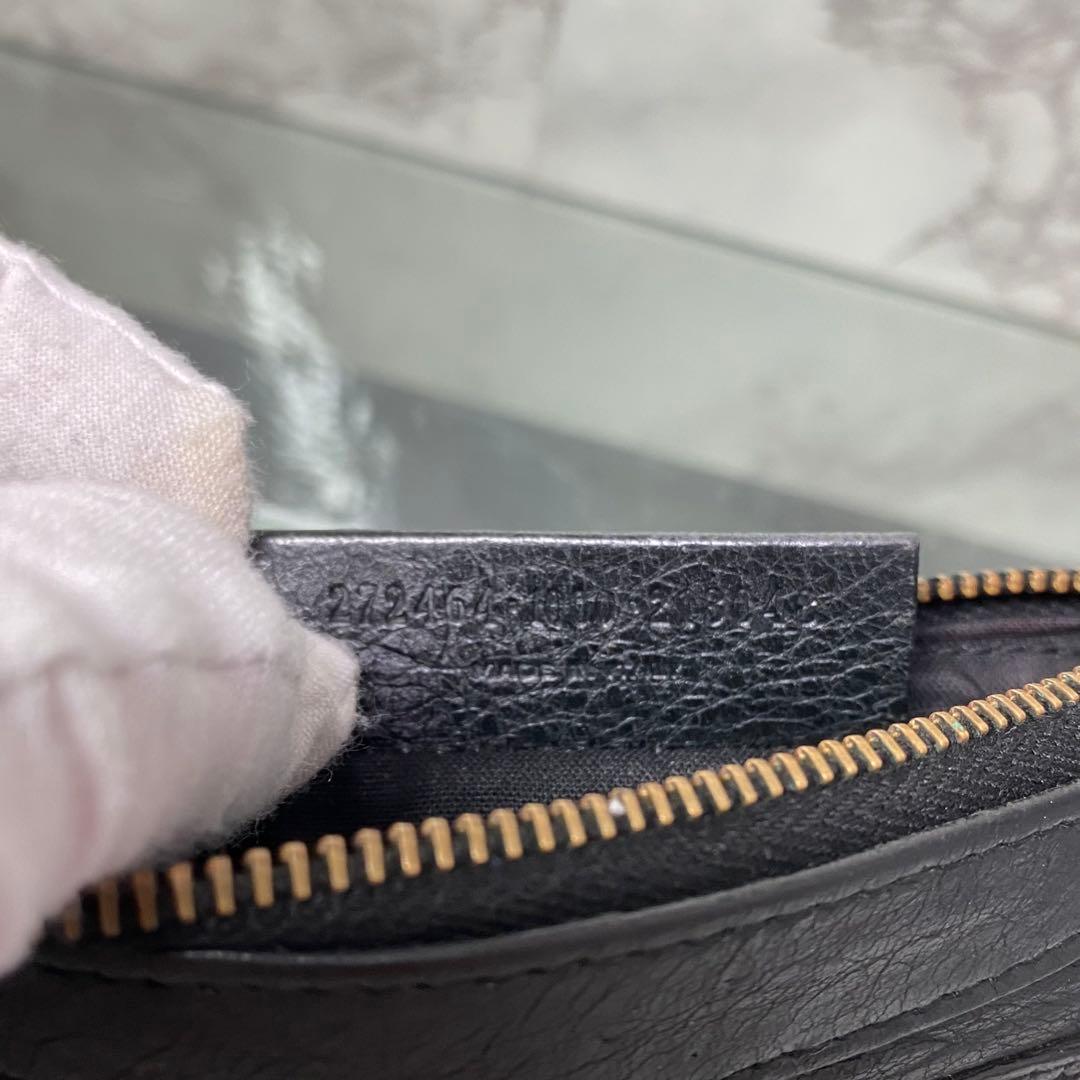 BALENCIAGA バレンシアガ ケース ジャイアント ブラック 黒 革