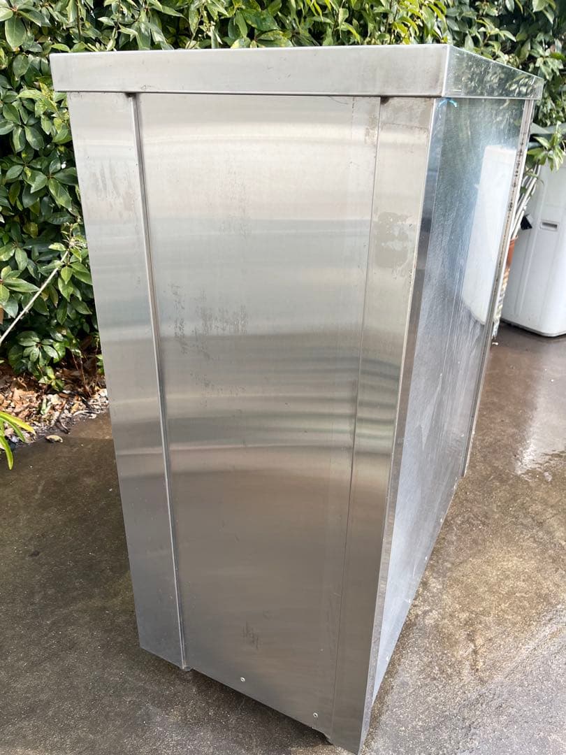 ステンレスは引き出し付きキャビネット　食器棚　作業台　890×450×1050