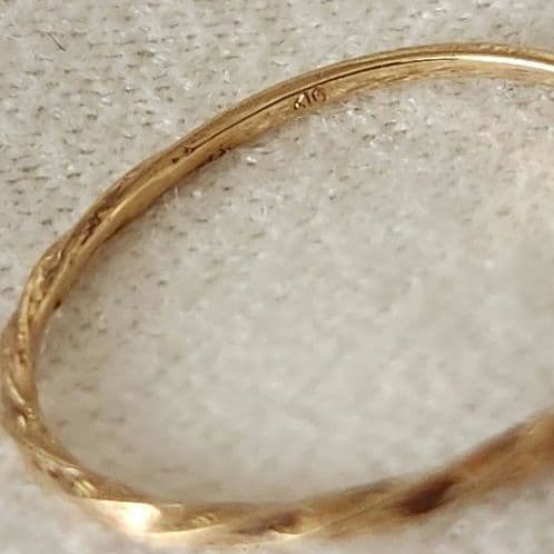 スクリュー♡9号【ジュエルクローゼット】K10 ツイストリング♪アガット 好きも