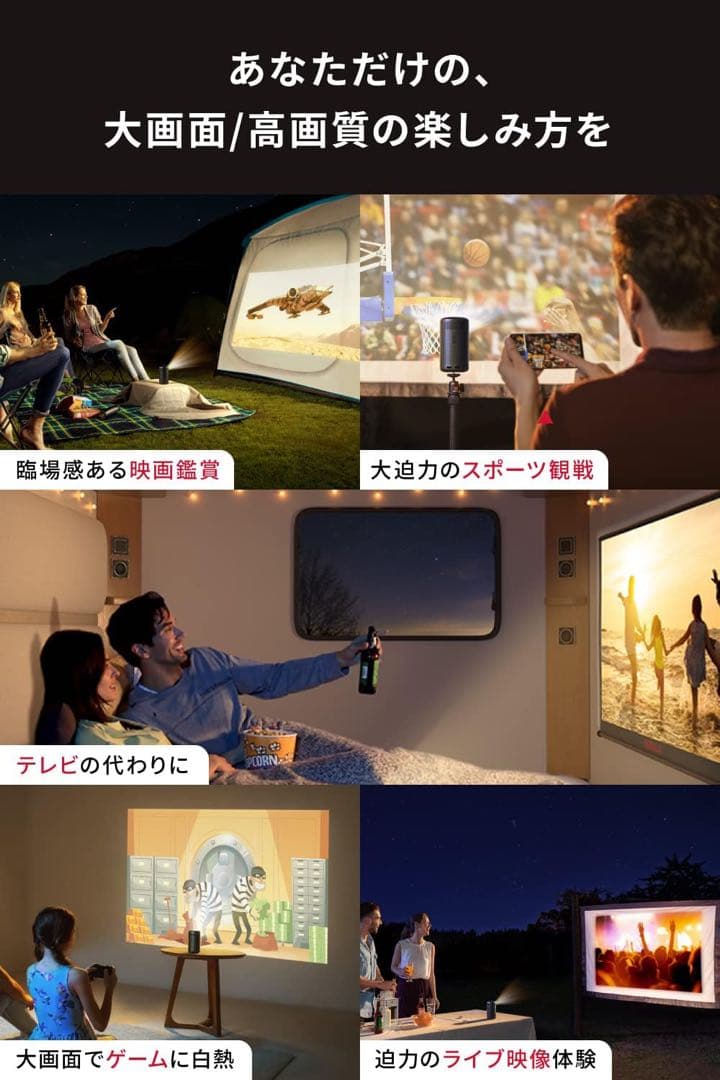 未使用品 NEBULA Capsule II モバイルプロジェクター