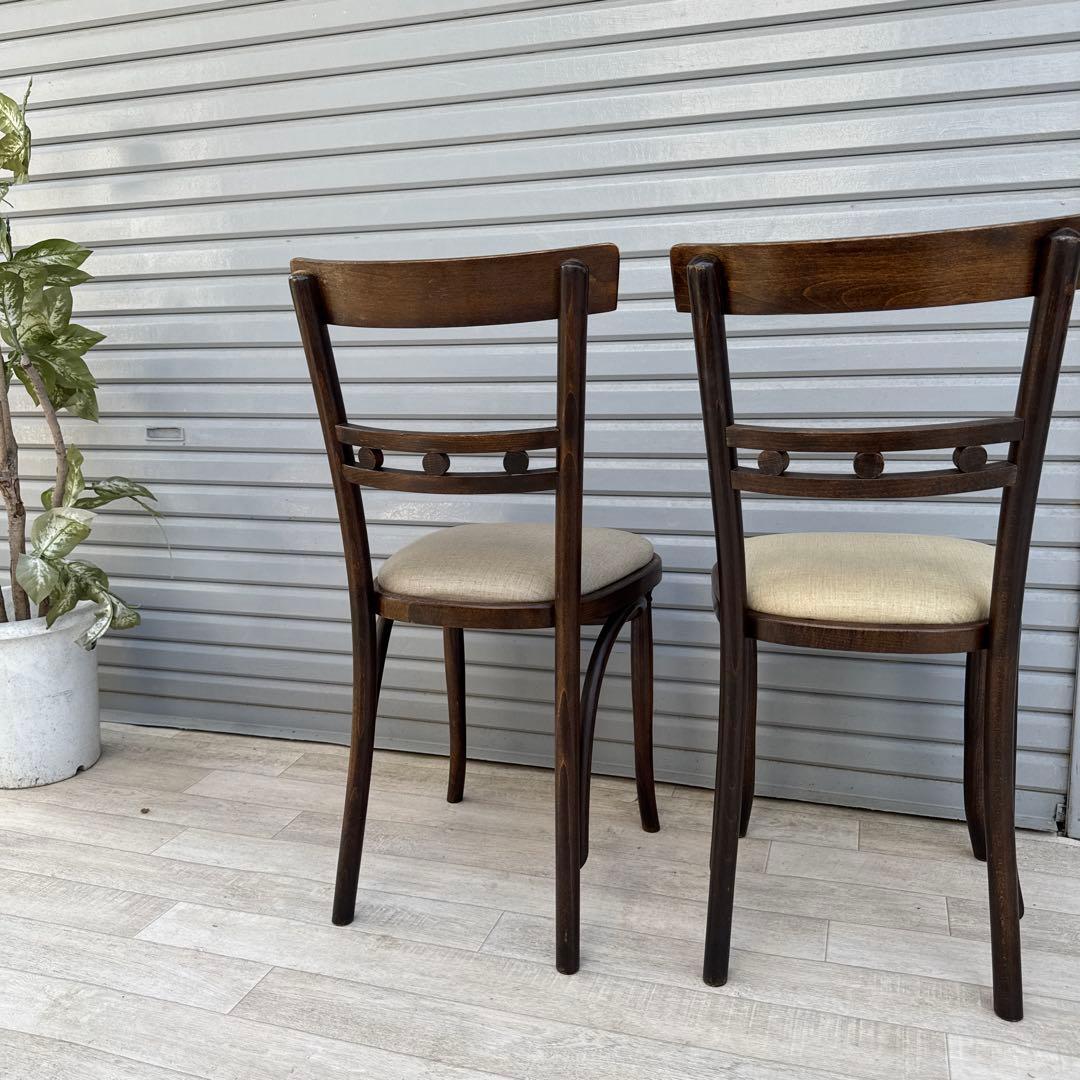 ポーランド製　THONET トーネット　ダイニングチェア　ヴィンテージ2脚