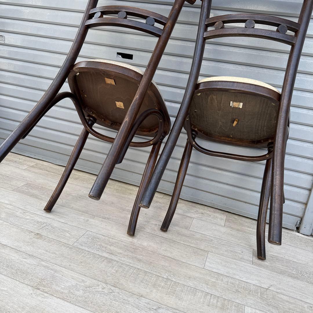 ポーランド製　THONET トーネット　ダイニングチェア　ヴィンテージ2脚