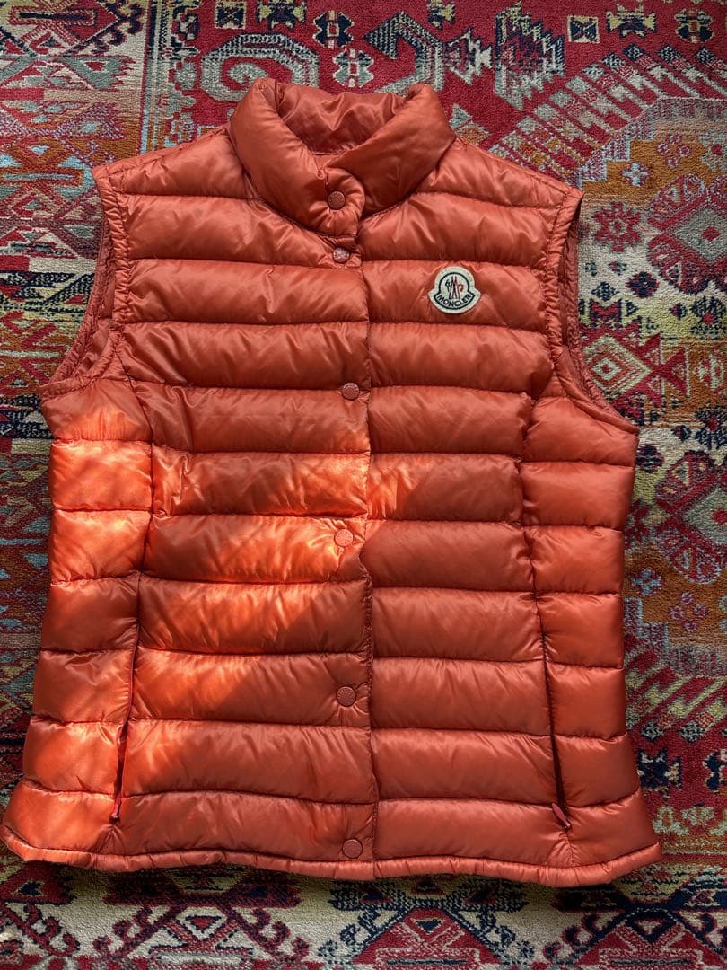 MONCLER オレンジ ダウンベスト　LIANE サイズ1