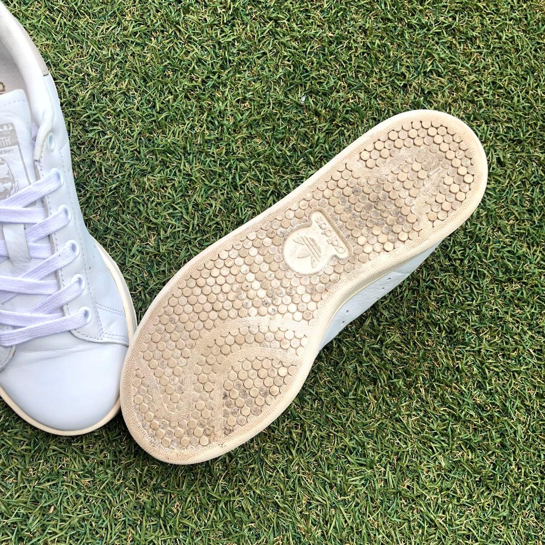 美品22.5 adidas アディダス スタンスミス クリアグラナイHA589