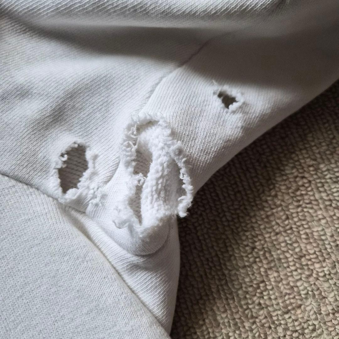 最終値下げ 40's Champion 染み込み スウェットカーディガン