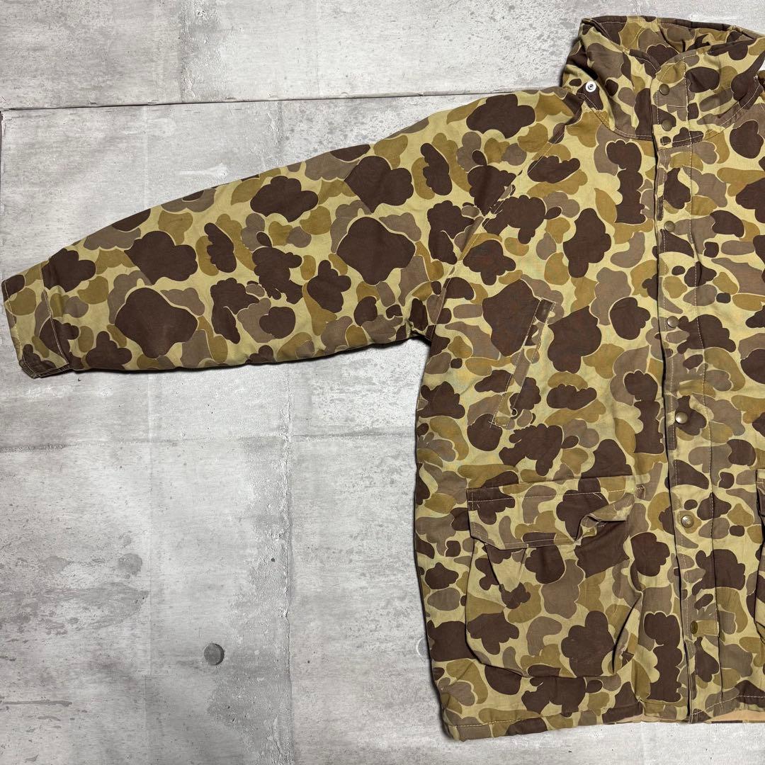 80s 台湾製 マウンテンパーカー ダックハンターカモ フロッグスキン XL
