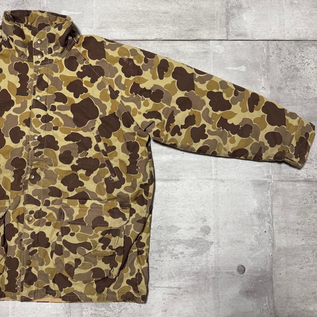 80s 台湾製 マウンテンパーカー ダックハンターカモ フロッグスキン XL