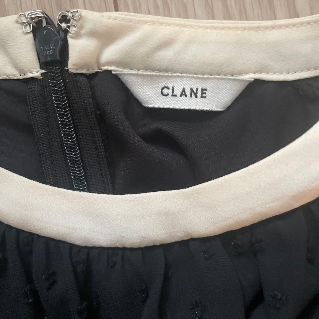 ワンピース CLANE DOT CUT JAQUARD ONE PIECE