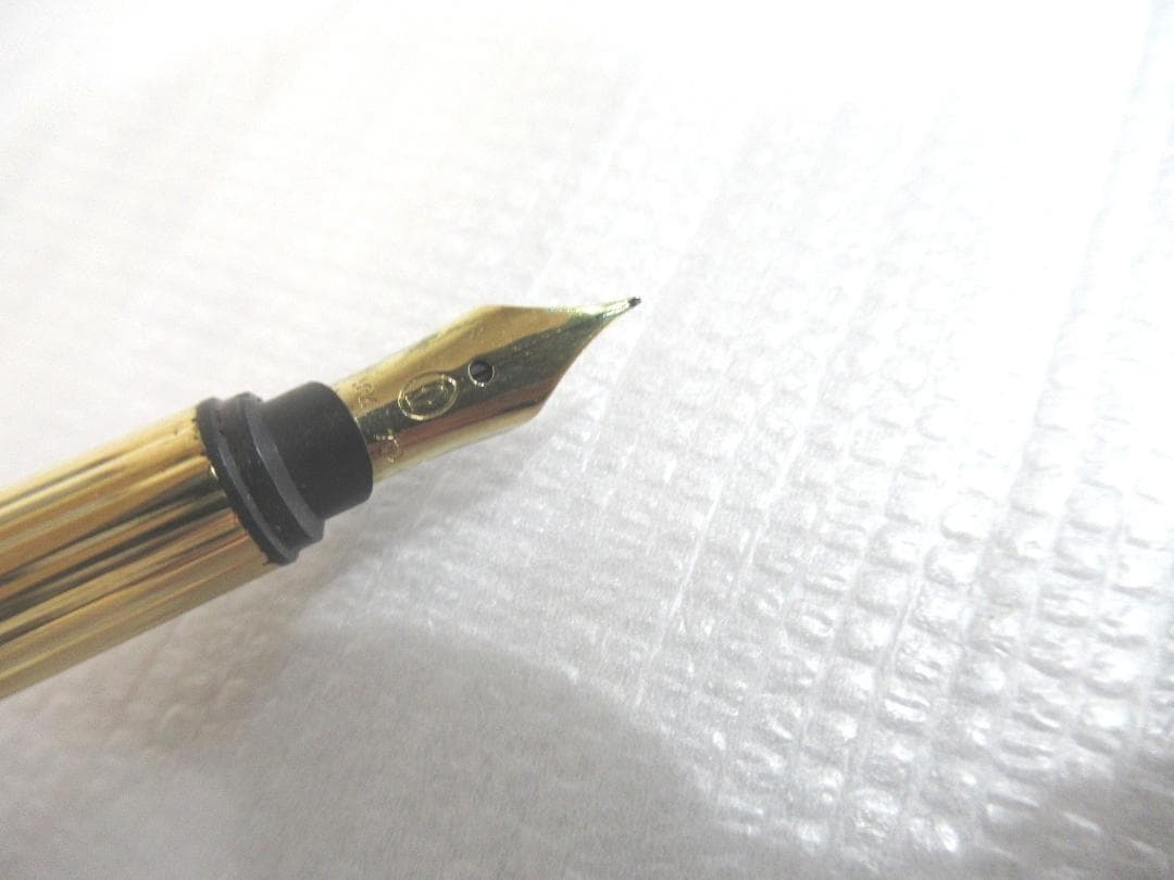 Cartier カルティエ トリニティ 万年筆 ブラック×ゴールド ヴィンテージ