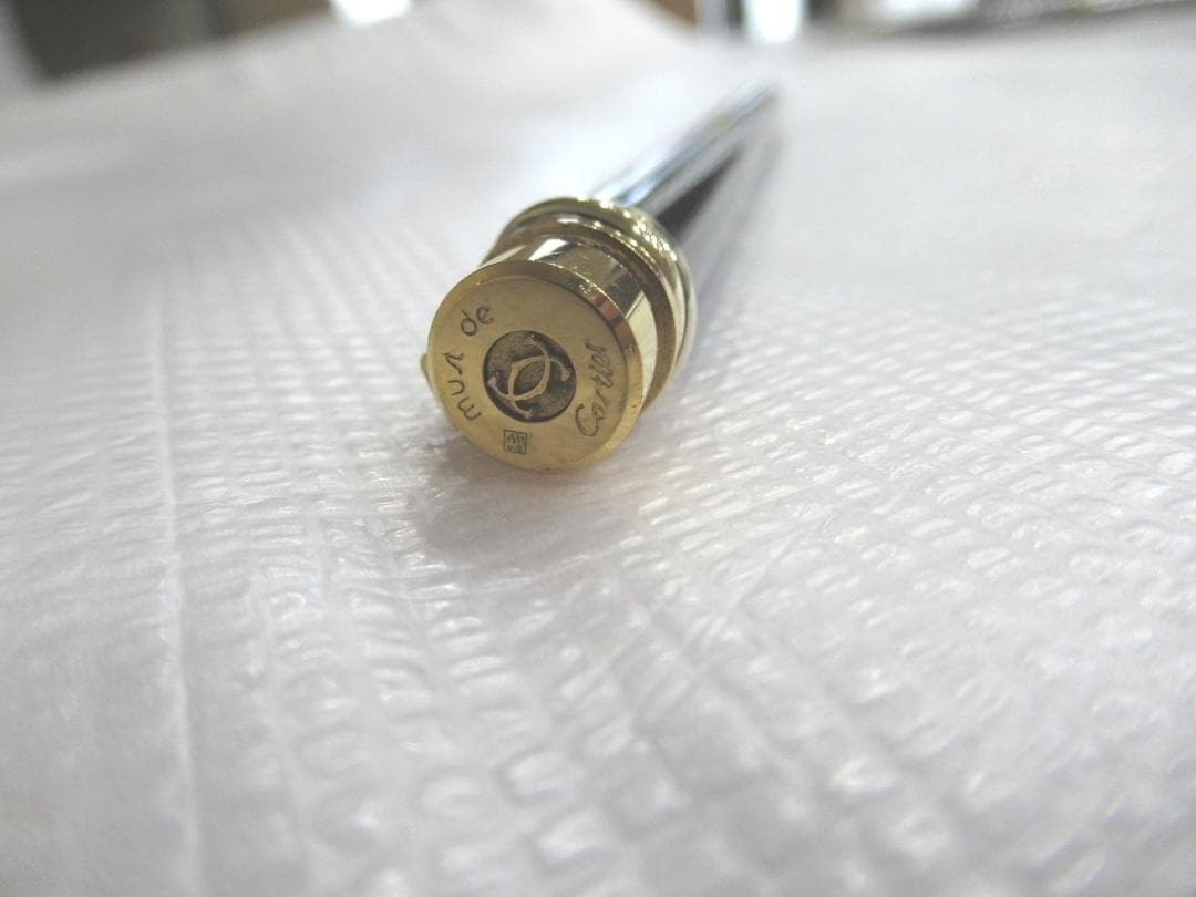 Cartier カルティエ トリニティ 万年筆 ブラック×ゴールド ヴィンテージ