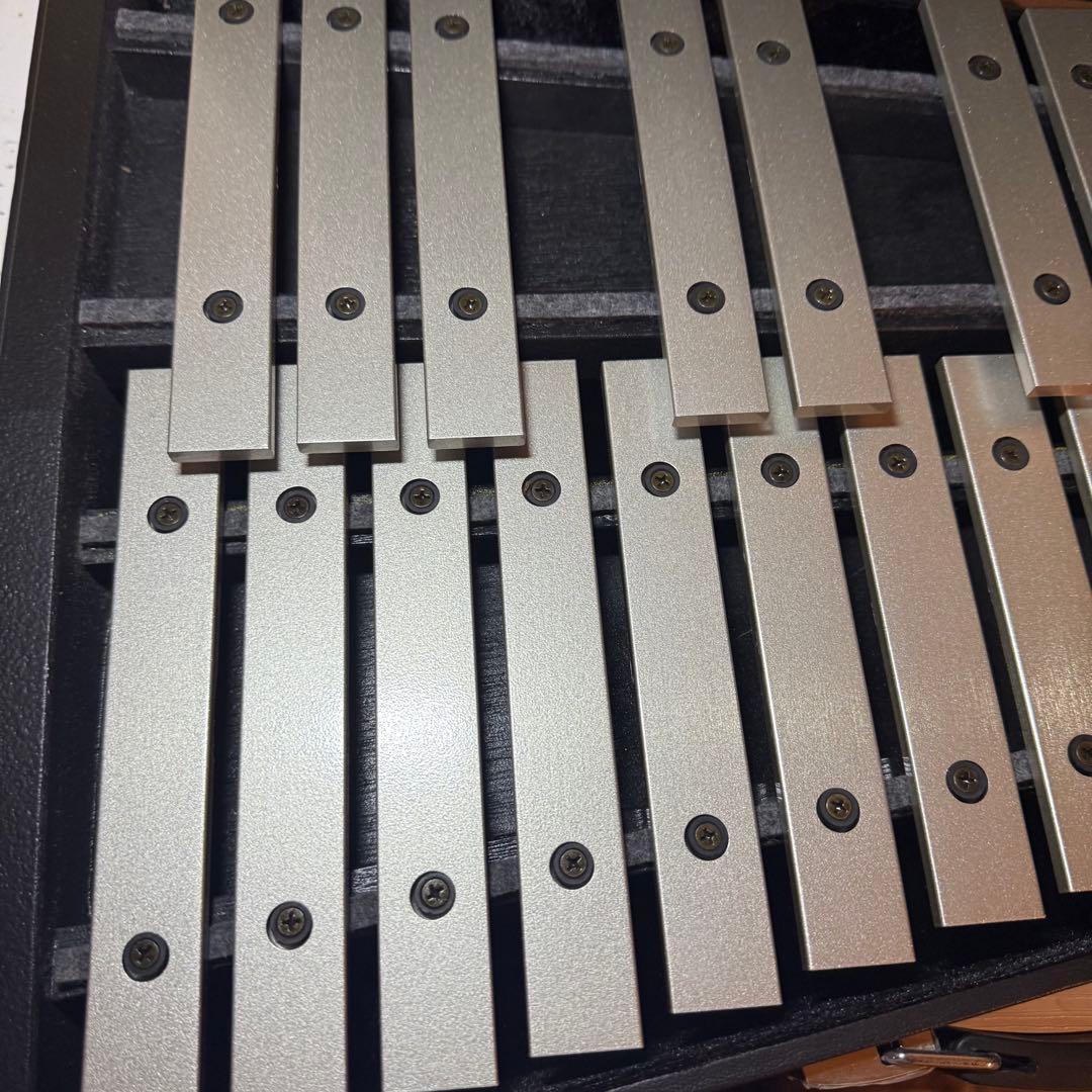 KOROGI glockden 鉄琴 シルバー ケース付き