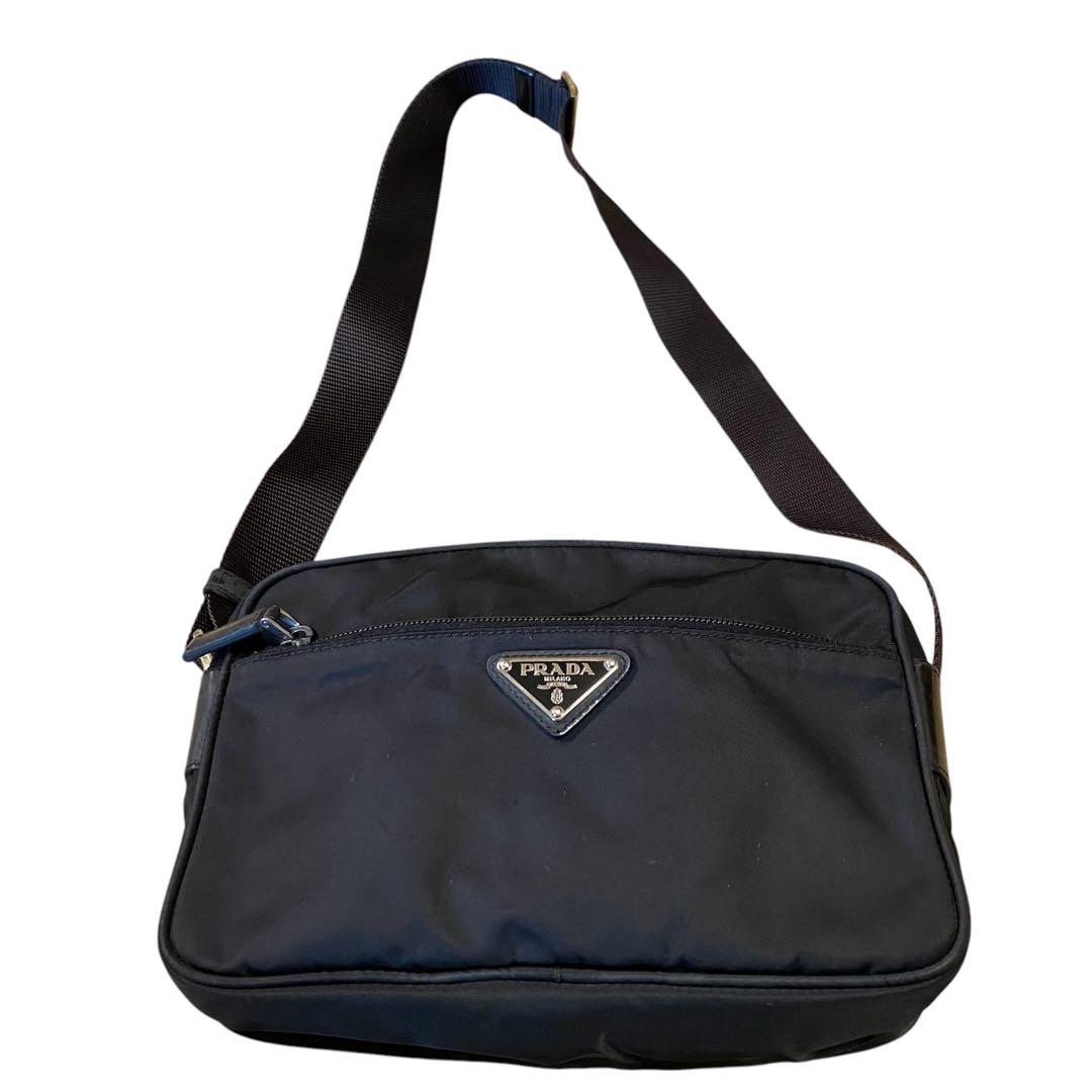 PRADA プラダ 三角ロゴプレート テスートナイロン ショルダーバッグ
