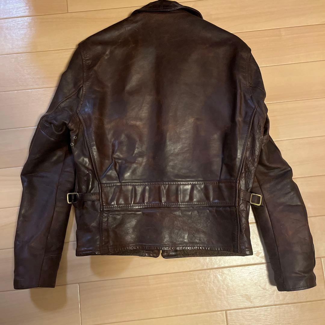 AERO LEATHERS シングルライダースジャケット 36