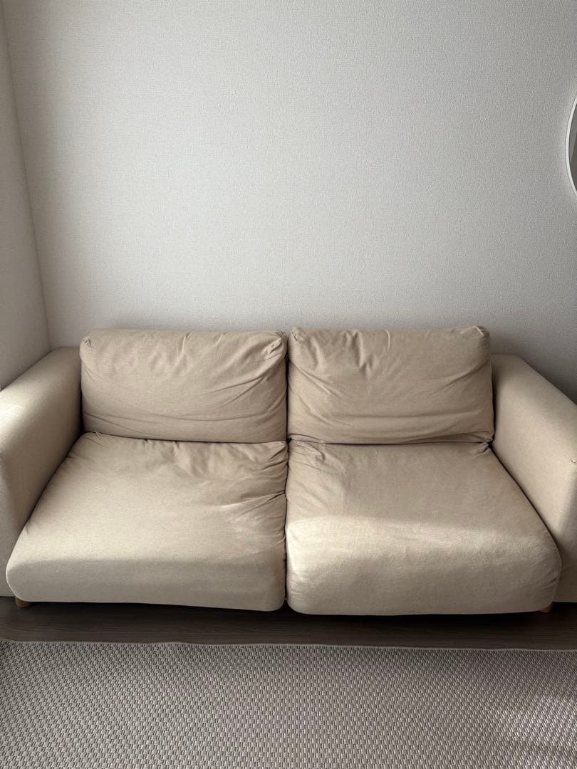 無印良品2.5シーターのソファ