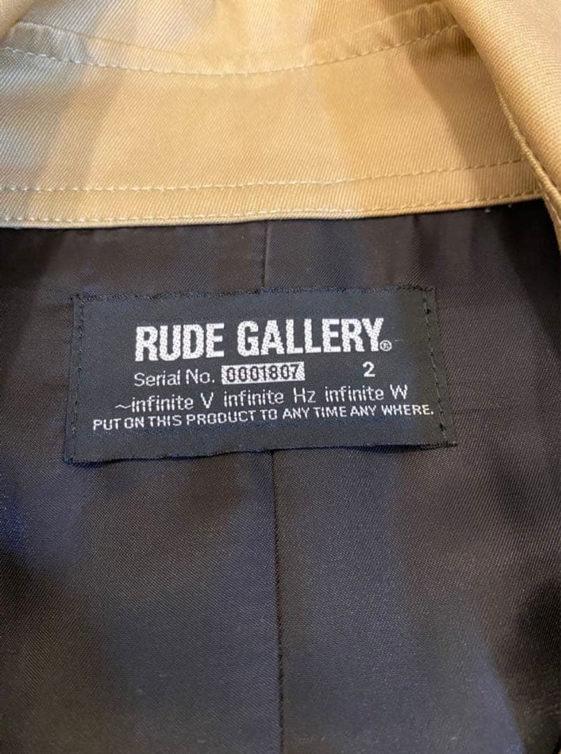 ルードギャラリー　トレンチコート　ベージュ　2