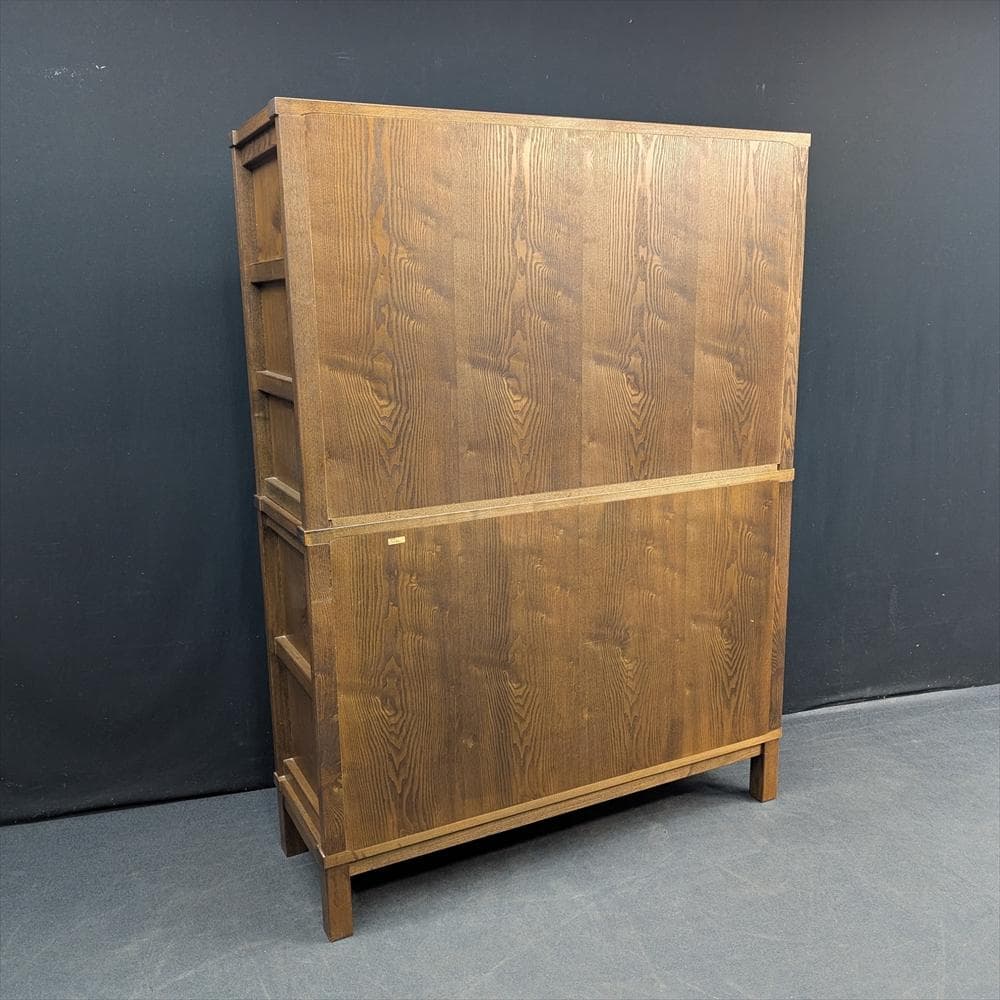 美品　　水屋箪笥　食器棚　キャビネット　キッチンボード　飾り棚　格子　引き戸