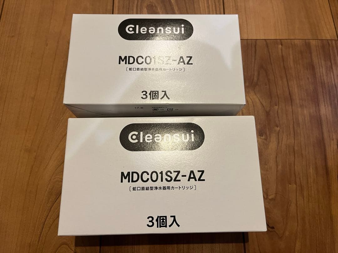 クリンスイ　MDC01SZ-AZ 蛇口直結型浄水器用カートリッジ3個入り×2箱
