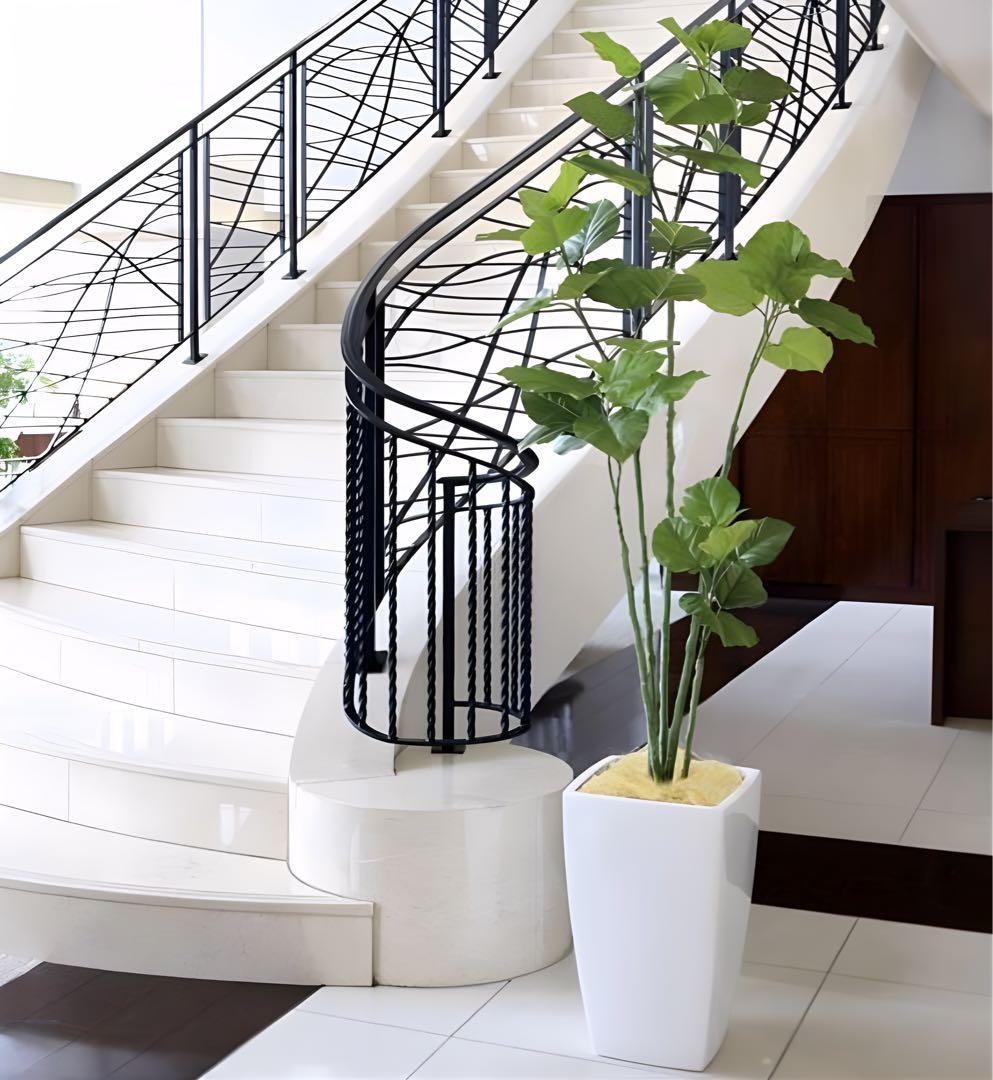 光触媒　人工観葉植物　フェイクグリーン　アーバンブランチウンベラータ1.8m