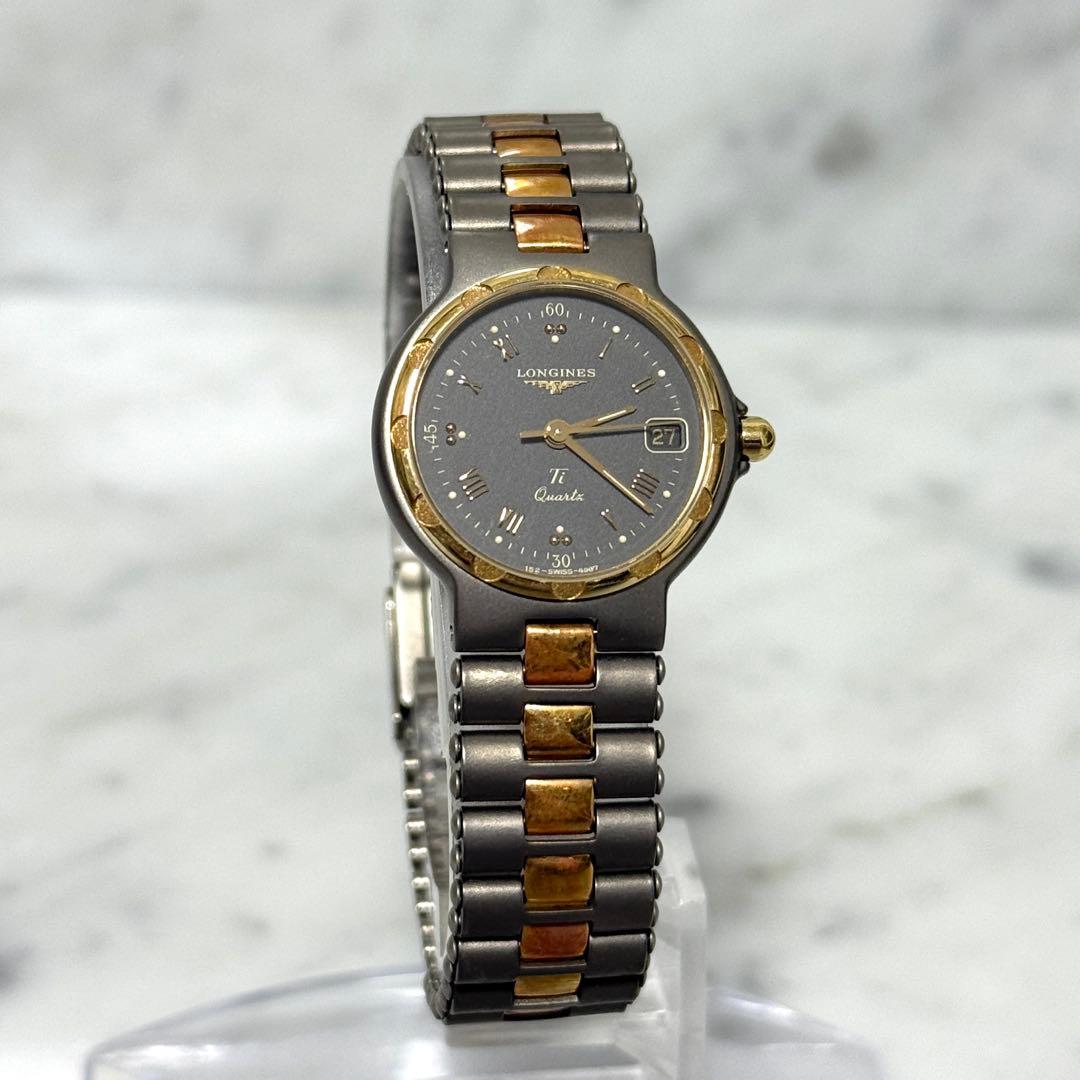 LONGINES ロンジン コンクエスト チタニュウム クオーツ ウォッチ