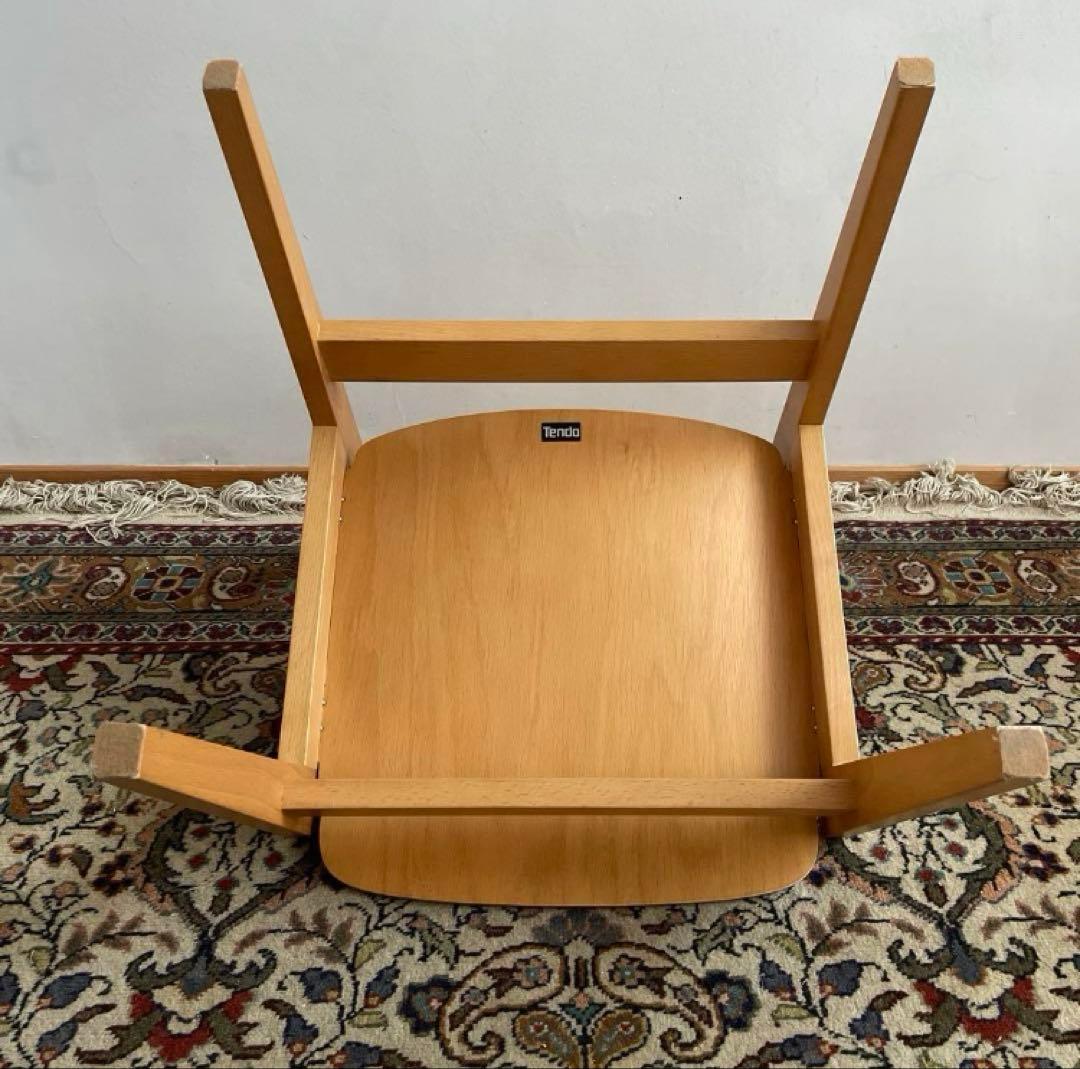 天童木工　水之江忠臣　ブックチェア　図書館椅子