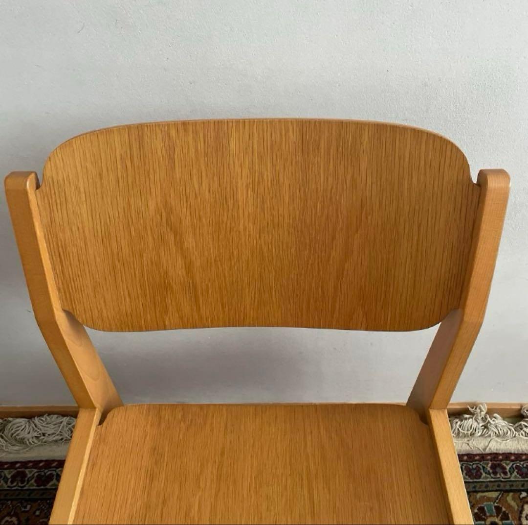 天童木工　水之江忠臣　ブックチェア　図書館椅子