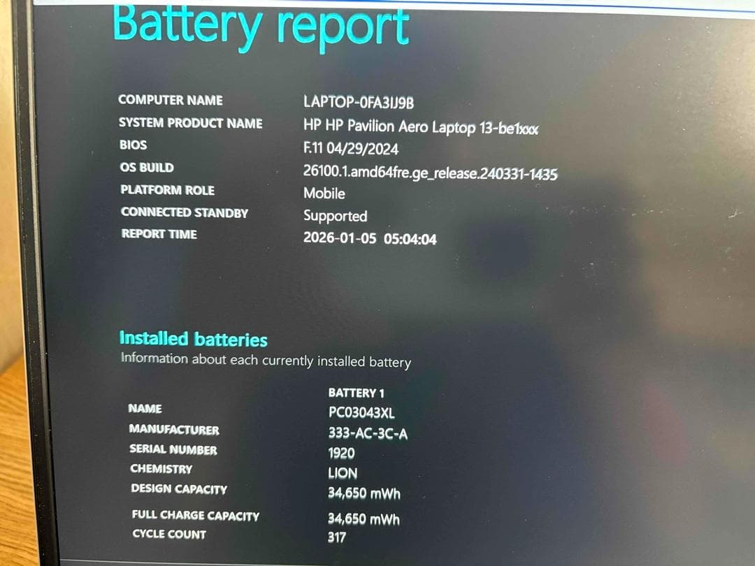 Windowsノート本体 HP Pavilion Aero 13 16GB 512GB