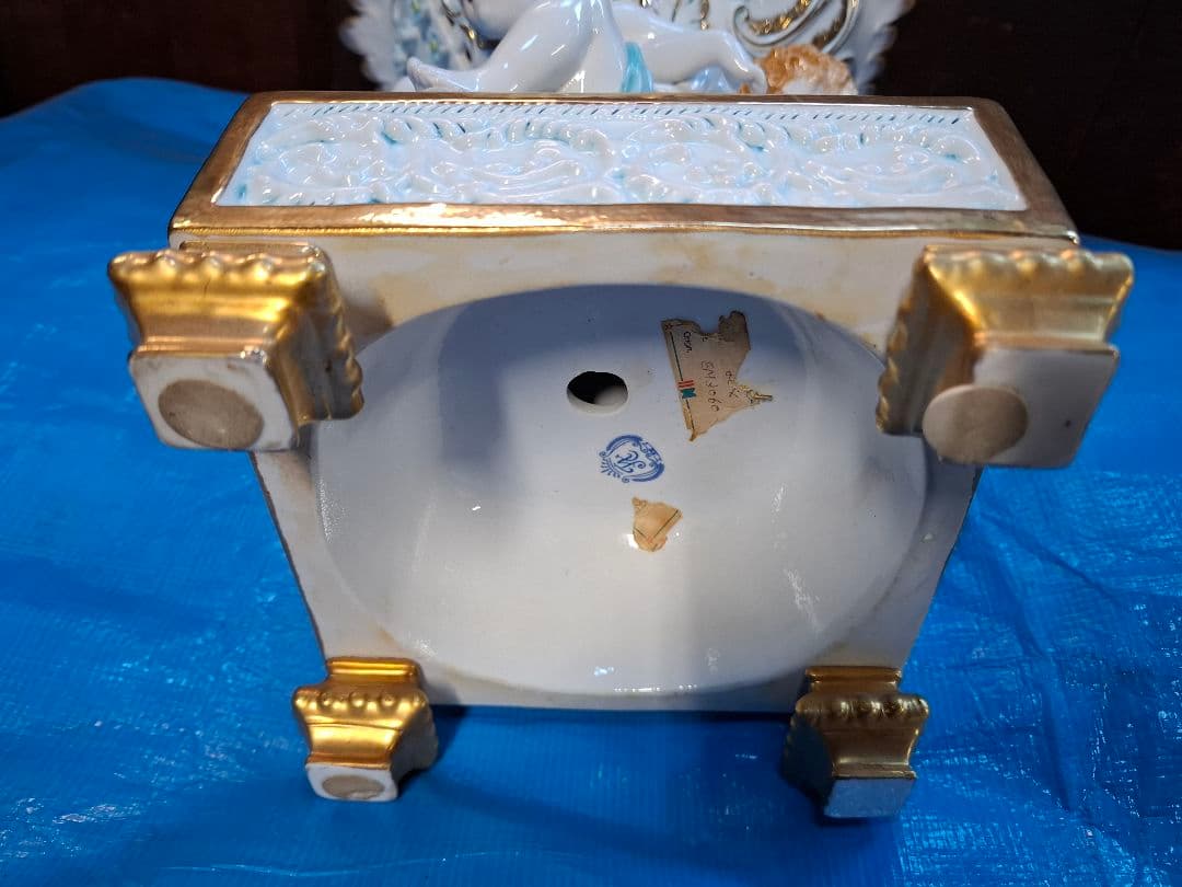 Capodimonte カポディモンテの陶器製置物 大型 天使 イタリア製