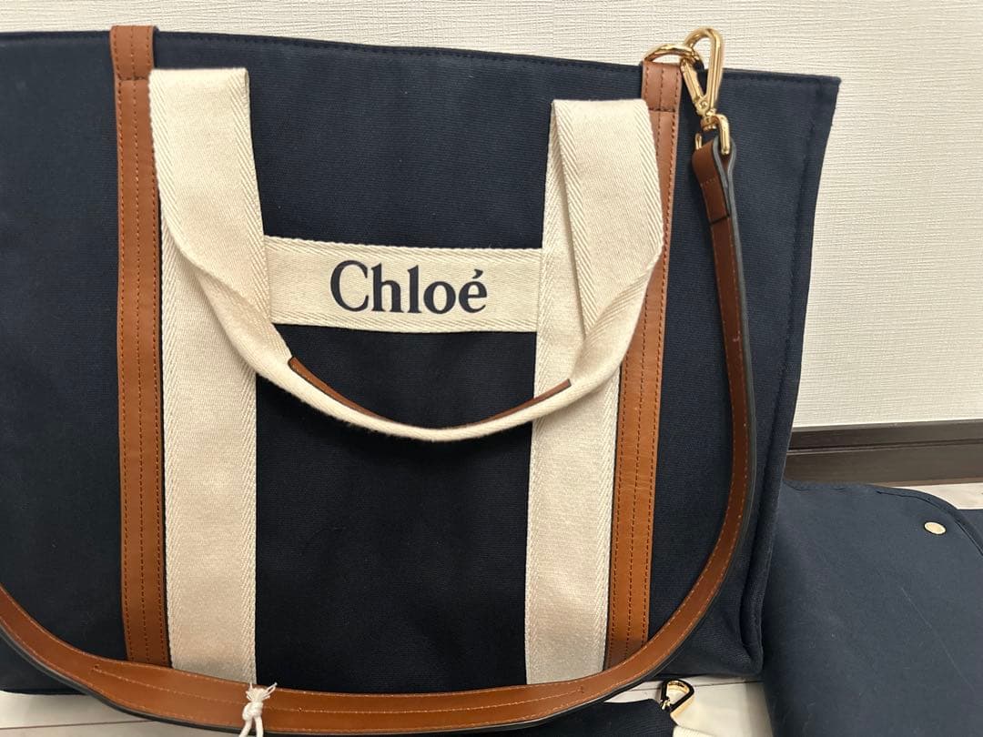 【美品】Chloé マザーズバッグ ブラック
