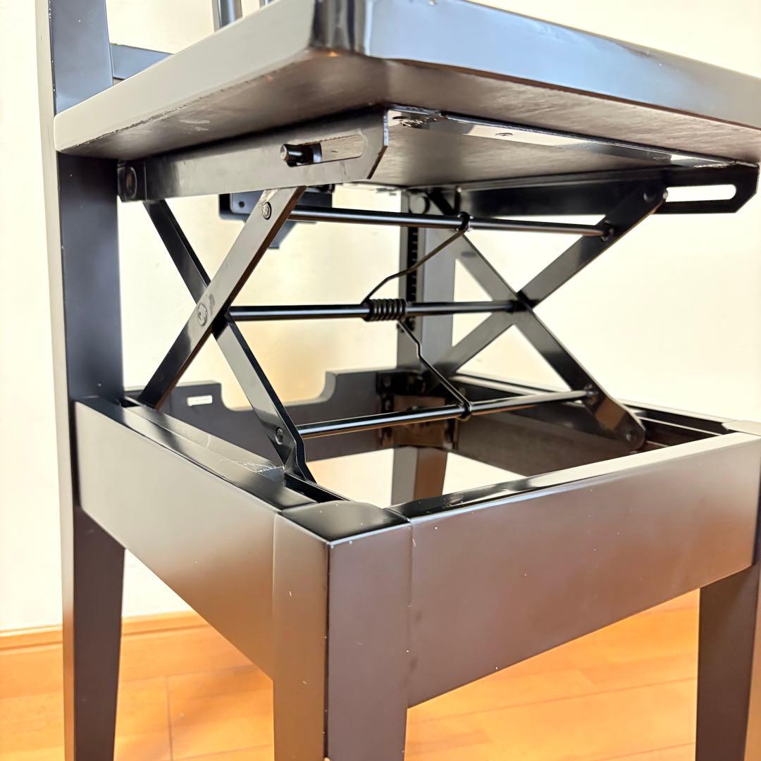 【動作良好・匿名配送】YAMAHA製 トムソン椅子 半艶塗装 アップライトピアノ