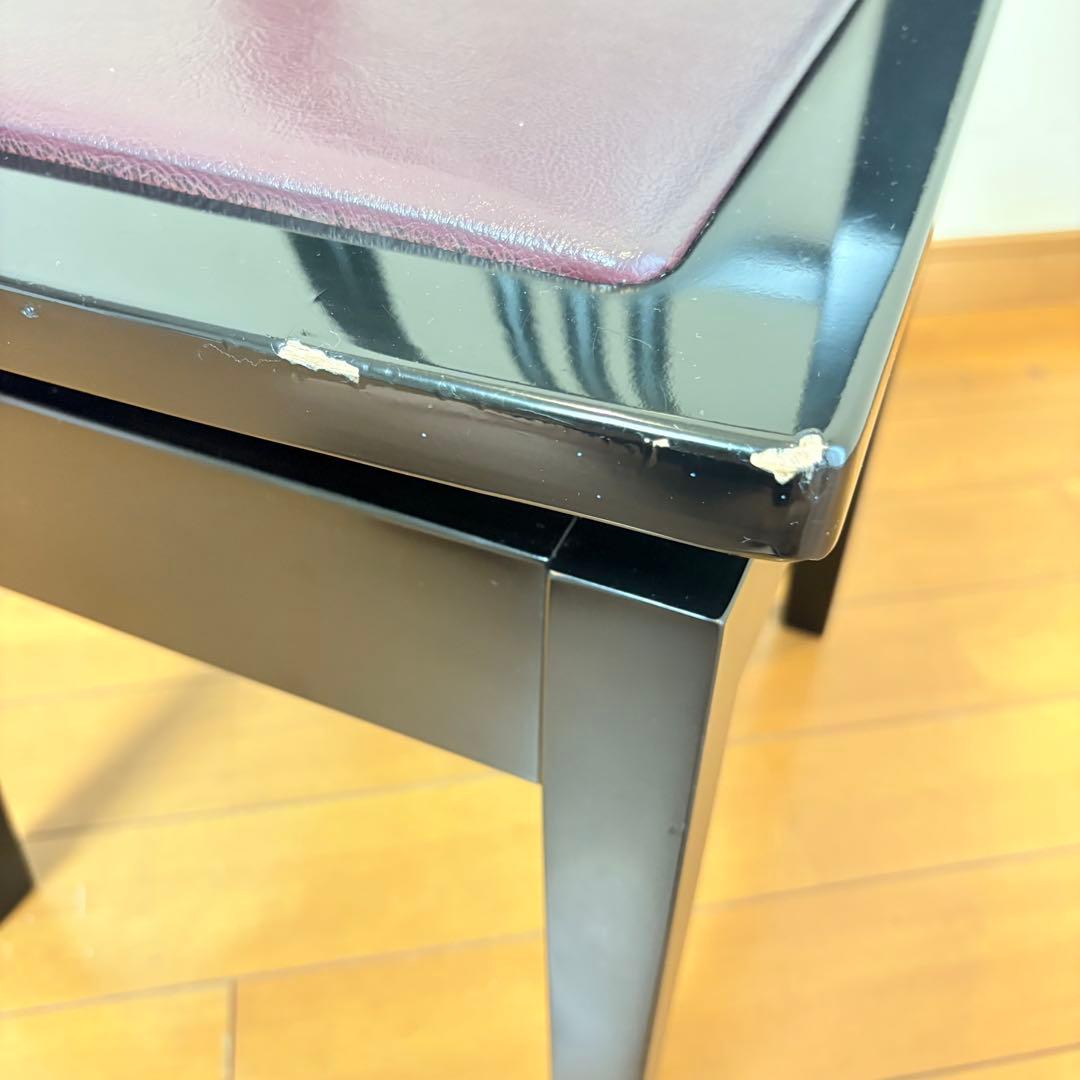 【動作良好・匿名配送】YAMAHA製 トムソン椅子 半艶塗装 アップライトピアノ