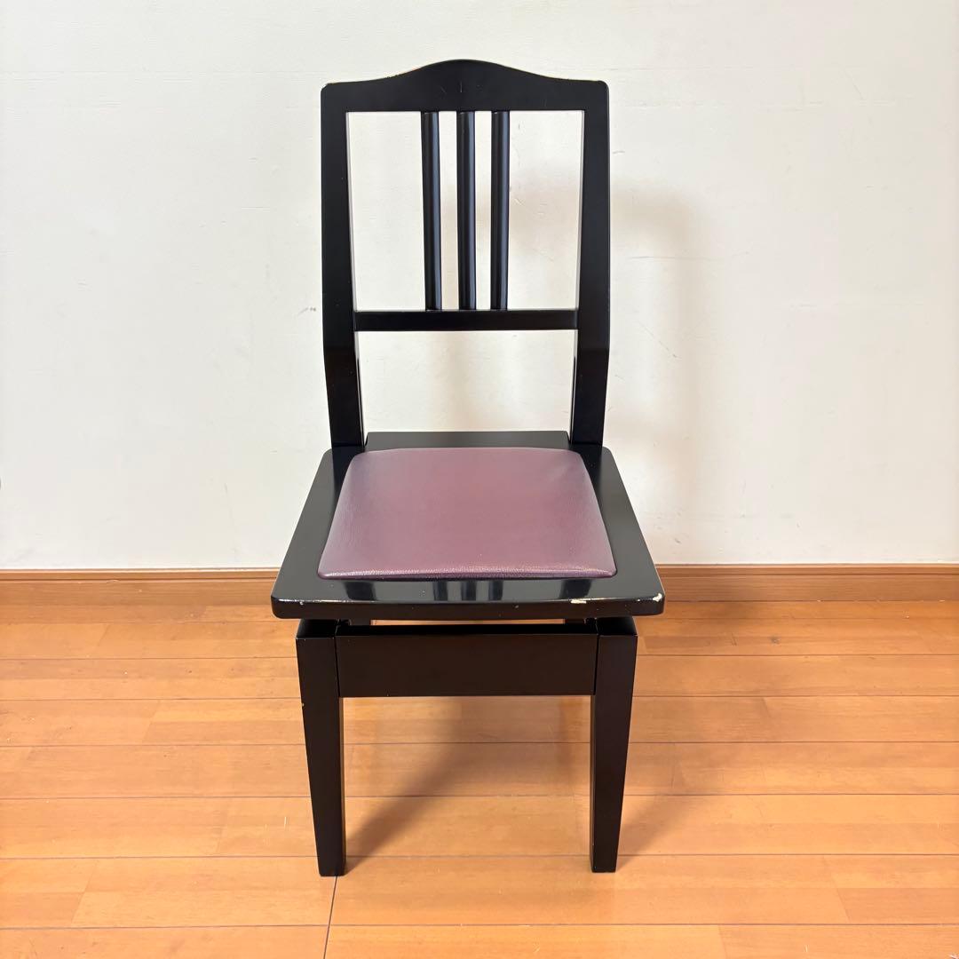 【動作良好・匿名配送】YAMAHA製 トムソン椅子 半艶塗装 アップライトピアノ