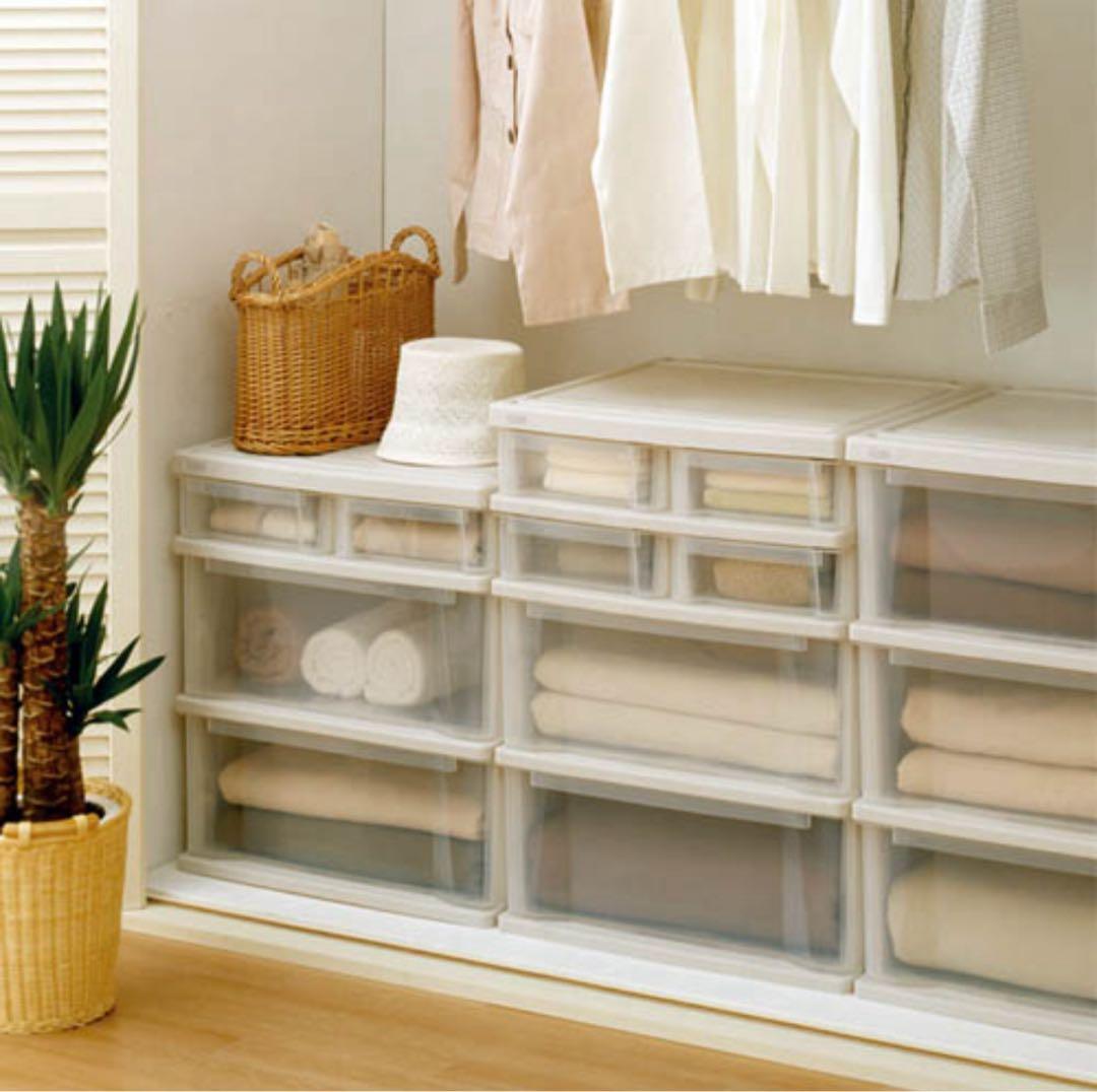 【美品❣️❗️】天馬 深い引出しでたっぷり入る収納ケース コスパ 衣装ケース 3段