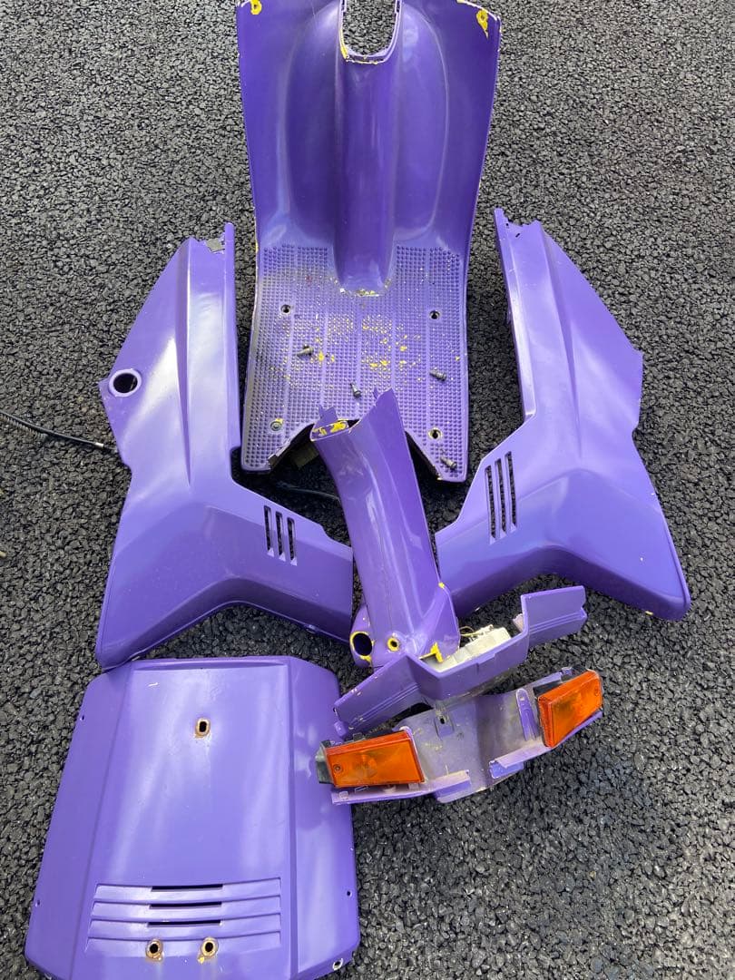 ホンダ カウル・メーターセット 紫 AB07タクト外装1式