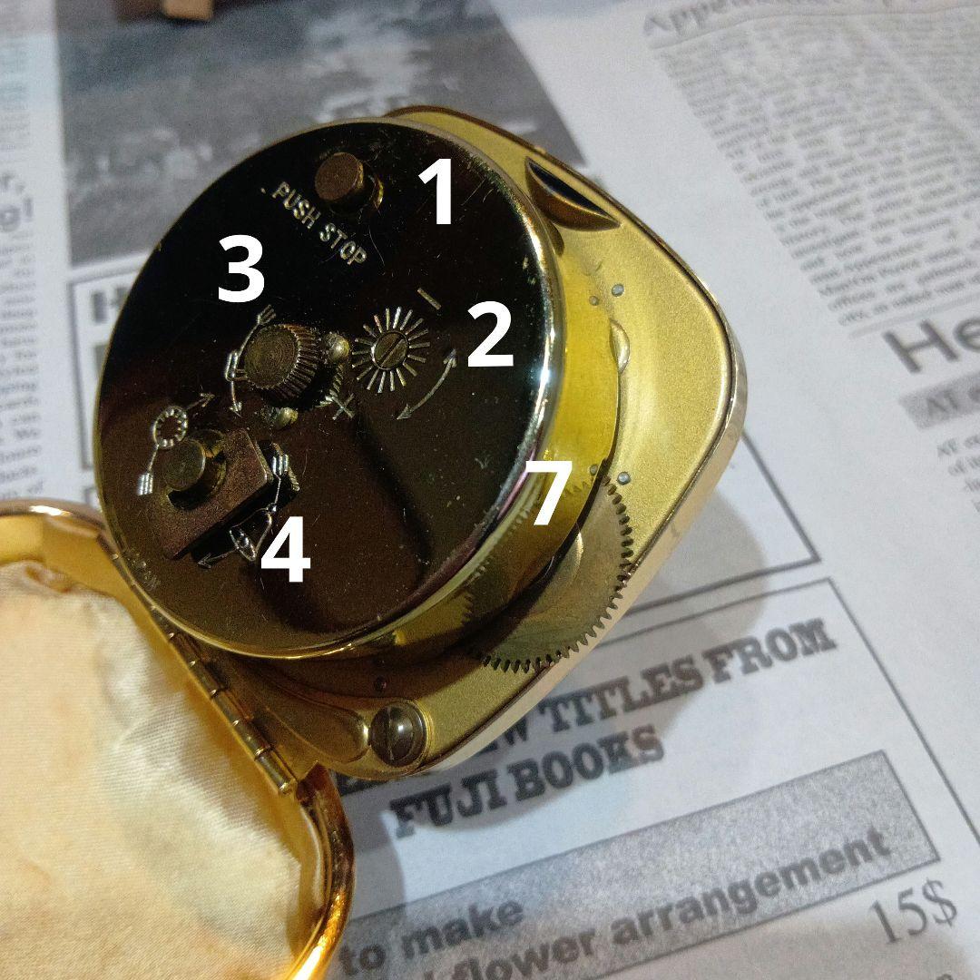 1960年代製 SEIKO DIAFIX 8 JEWELS 手巻トラベルクロック