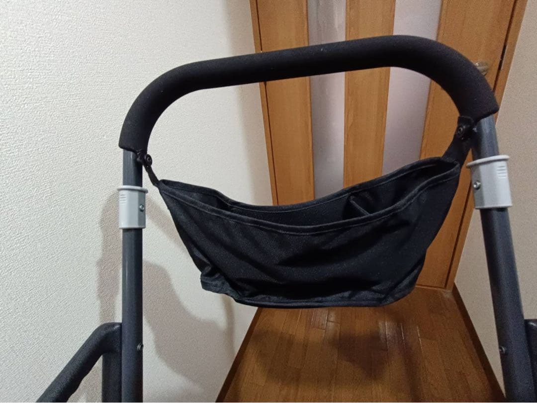 KATOJI ネイビー ベビーカー2人乗り　背もたれシート付き