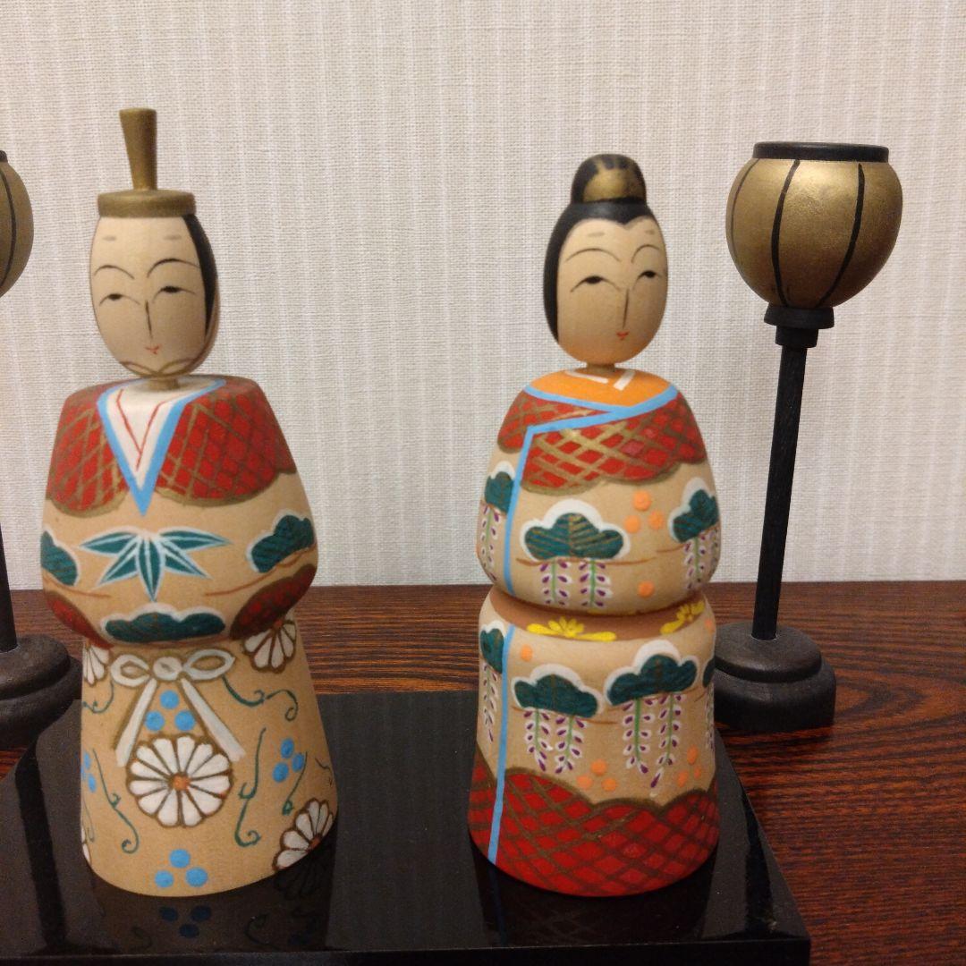 こけしの雛人形