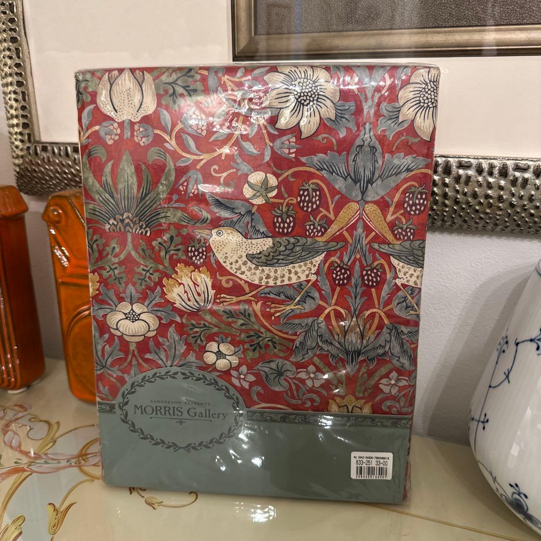 MORRIS Gallery 掛け布団カバー 200×200cm レッド