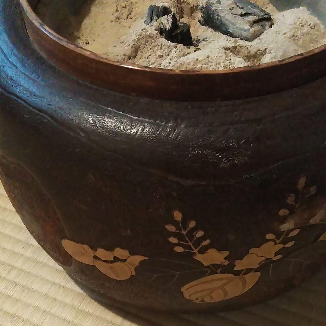 金巻き総桐火鉢