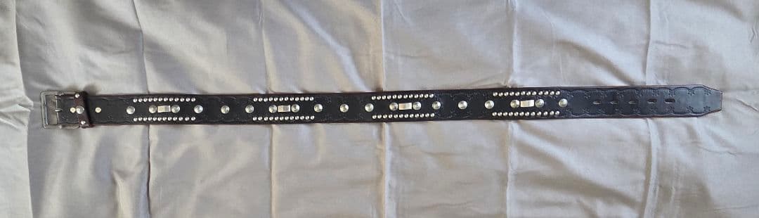 RATS スタッズ付きレザーベルト