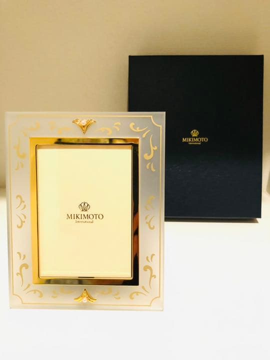 新品未使用　プレゼント仕様　ミキモトパールのフォトフレーム