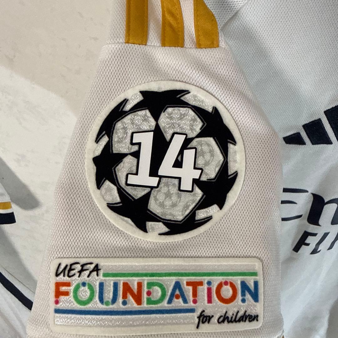 レアルマドリード　トニ・クロース現役ラストモデル　CLフルパッチ