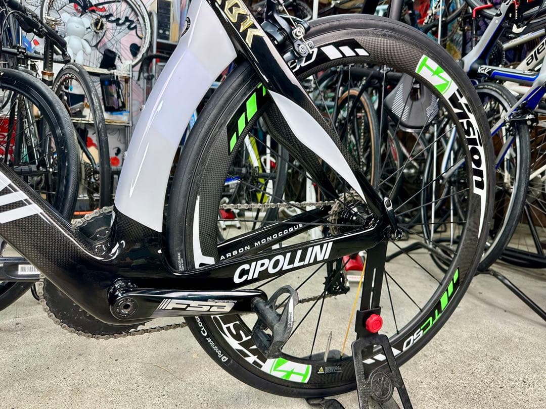 分解発送送料無料CIPOLLINI RB1Kタイプ中華カーボン カーボンホイール